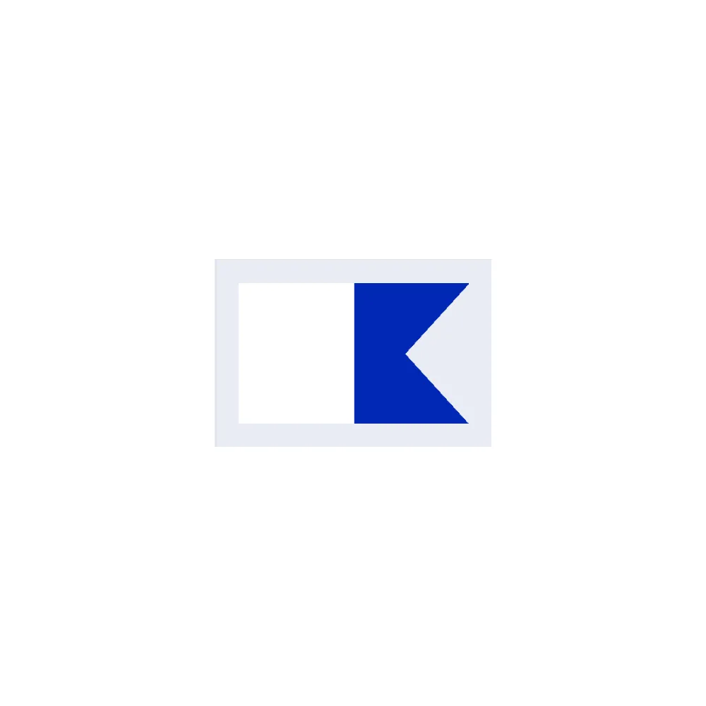 ICS Code of Signals AMSA Marine Order 27 Letter Flags 1100mm L x 900mm W (Alpha "A")