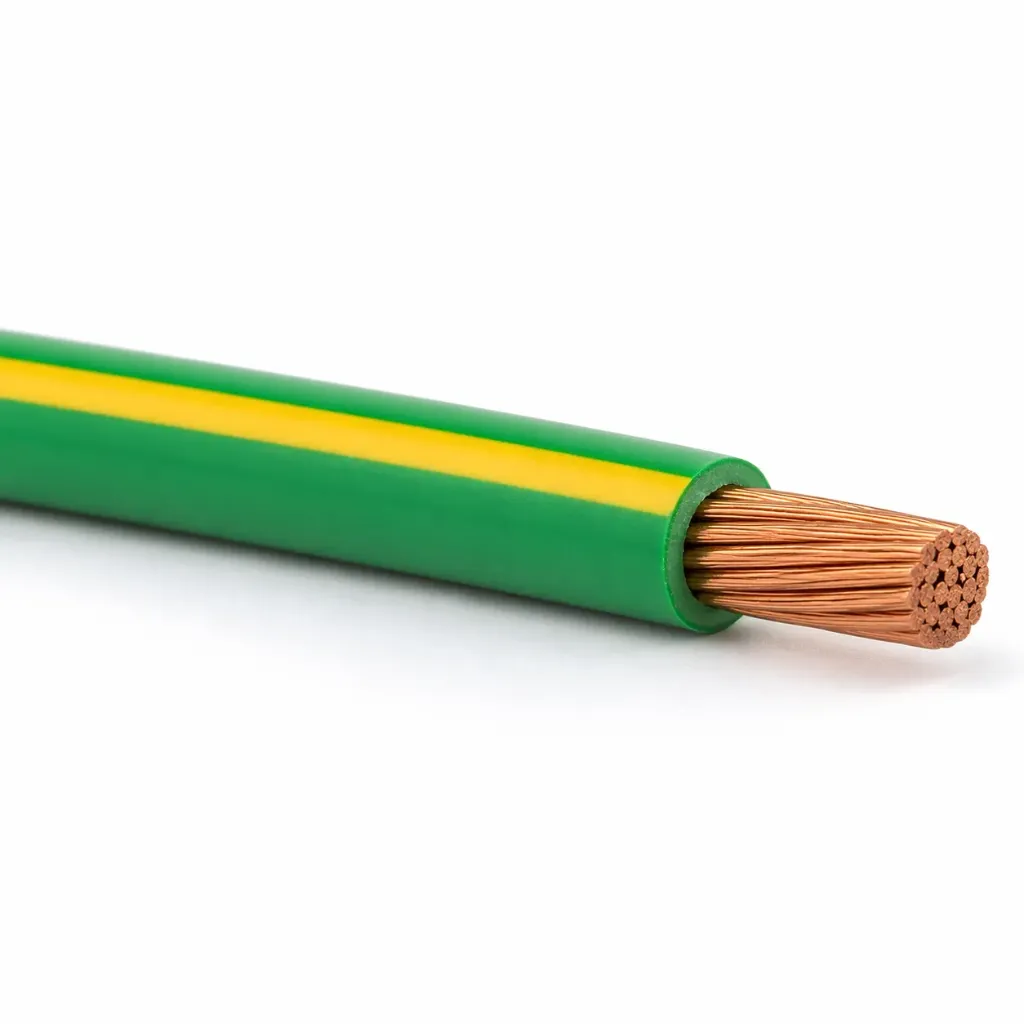 TMC P108 UX 1C Green/Yellow Earth Cable – Non Armoured, 0.6/1kV