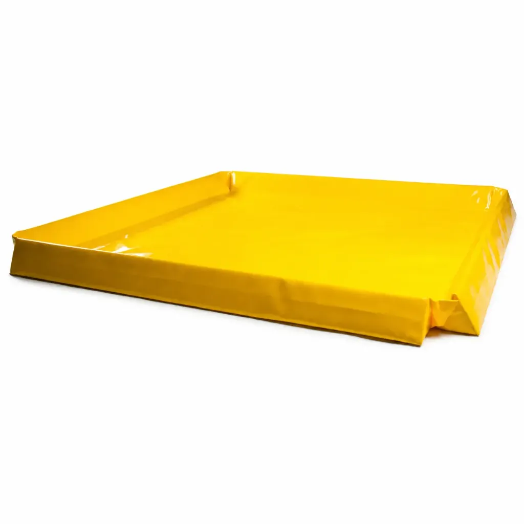 Foam Wall 750gsm Black PVC Bund 1200 x 1200 x 100mm H Capacity 144L