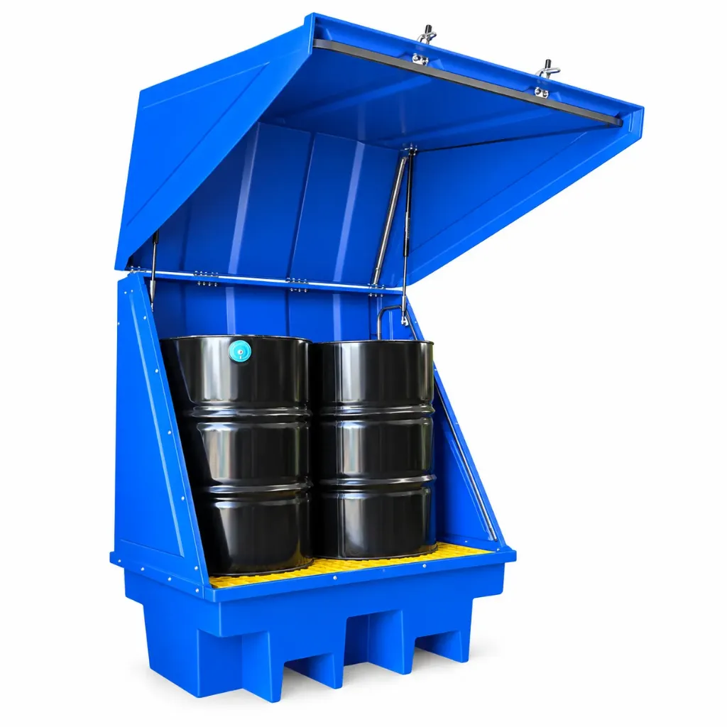 Hardcover Lockable Poly Bund with Lid