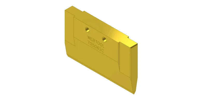 TiN-Coated Replacement Blade for RCV75HD – 110mm Wide, Non-Paddle