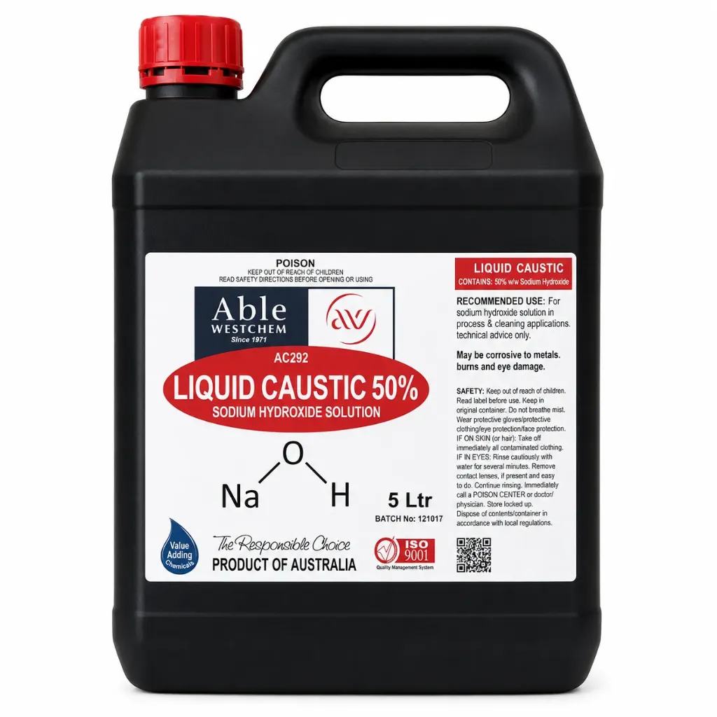 Liquid Sodium Hydroxide 50% – 5L Pail