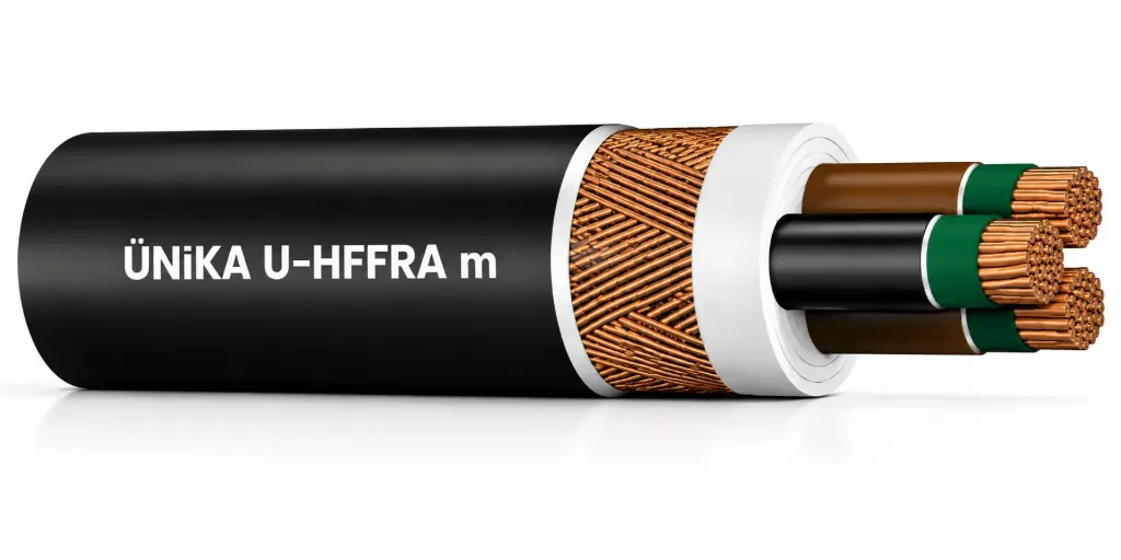 Unika Marine Fire-Resistant Armoured Cable U-HFFRAm