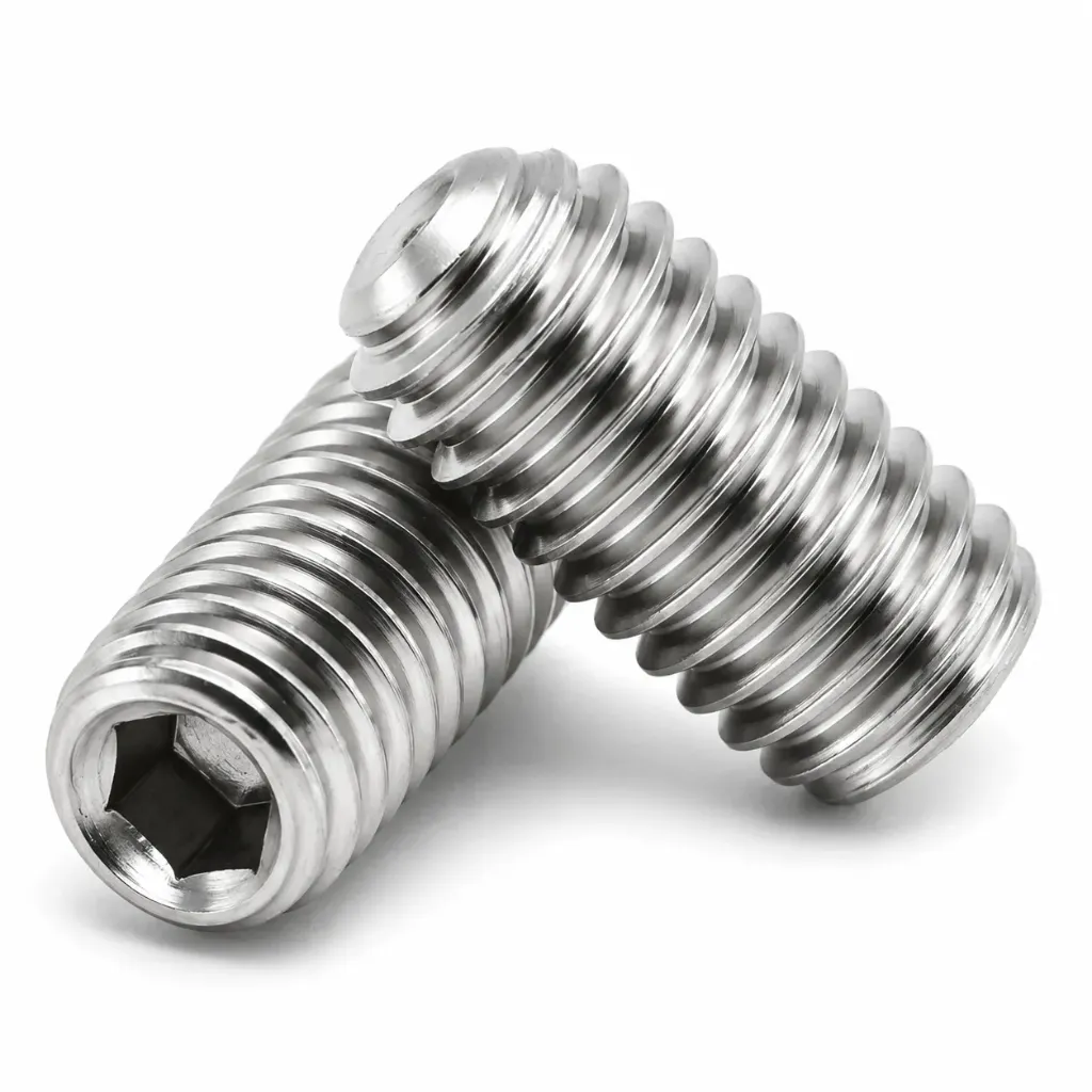 Stanley 00599 Cup Point Set Screw – 1/4"-20 x 3/8", Stainless Steel