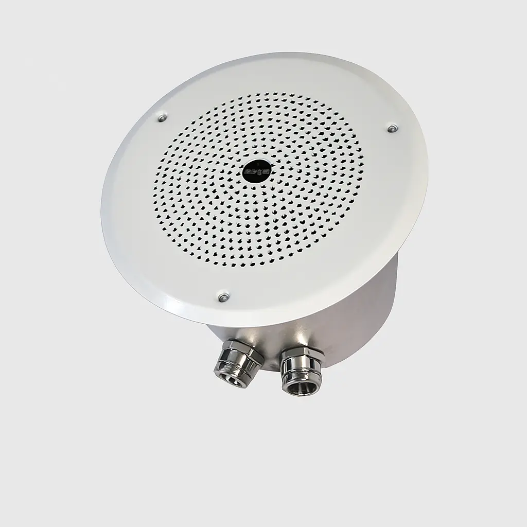 IMCOS 6801 Ceiling Loudspeaker | 6 W | Aluminium Dome | 100V Line Transformer | 6 Power Tapping Options