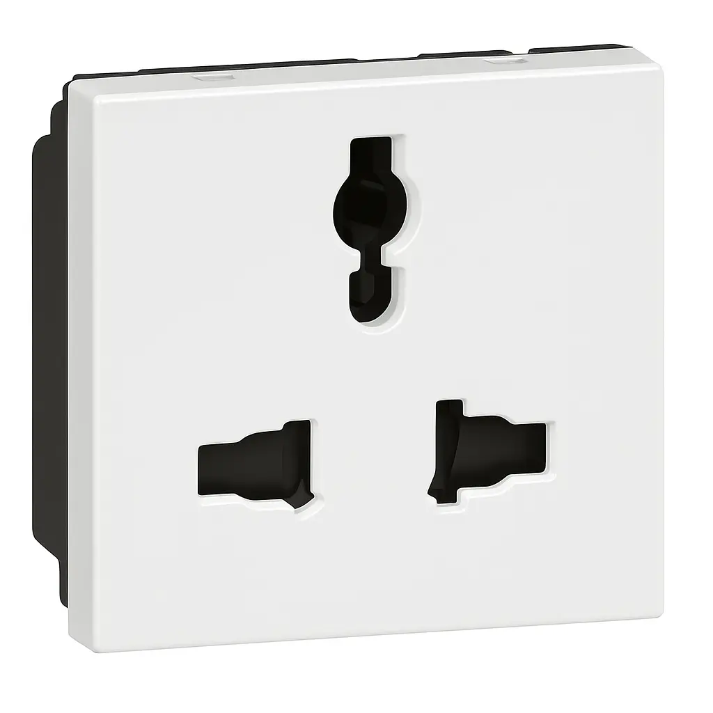 Legrand 2P+E Multistandard Power Socket – White (D)