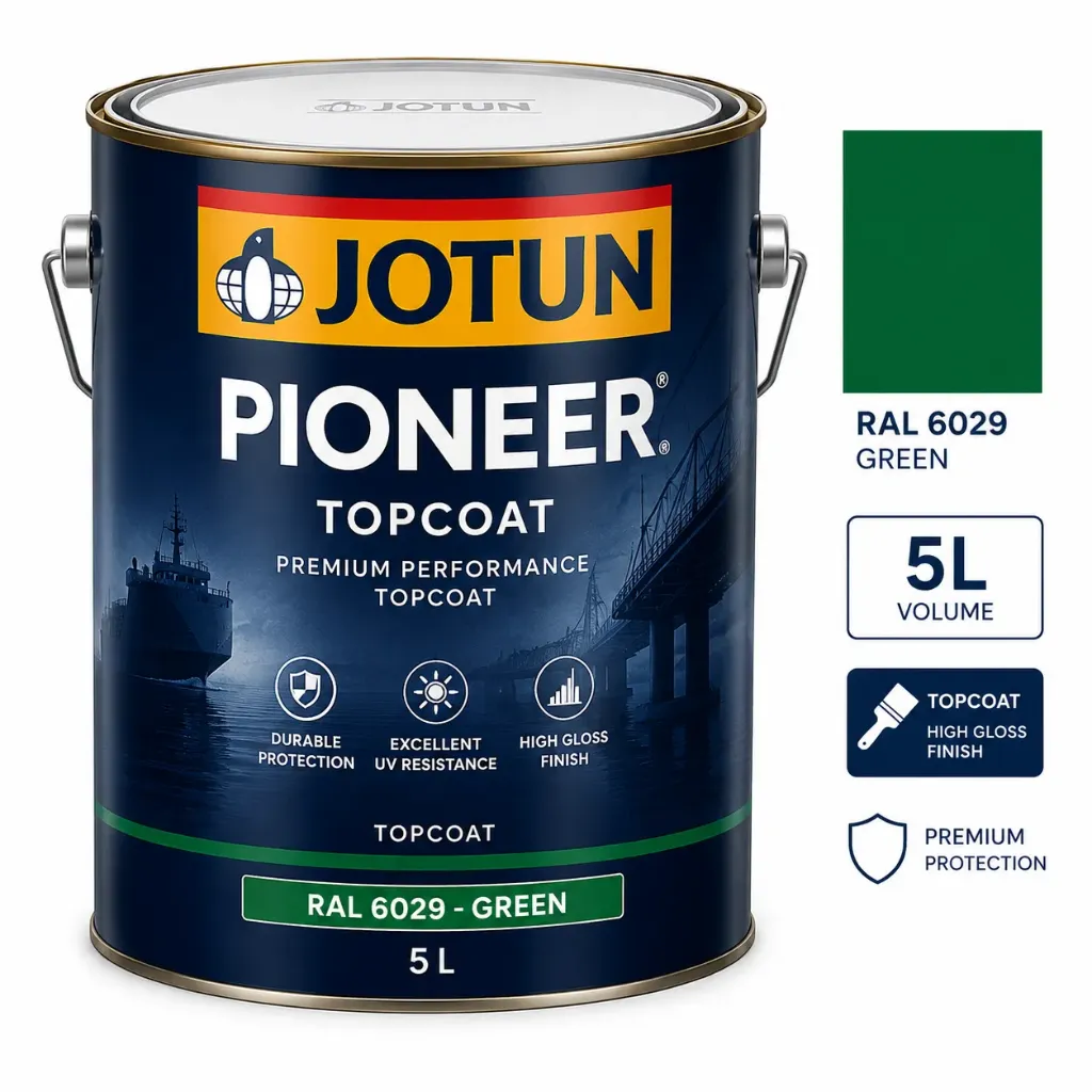Jotun Pioneer Topcoat 5L – RAL 6029 Green
