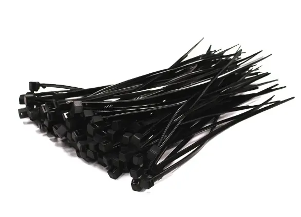 Black UV Nylon Cable Ties 300 x 8.8mm (Pack of 100) (D)