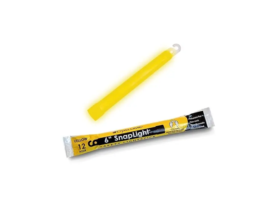 [01516186] Cyalume 6-Inch Yellow Safety Lightstick