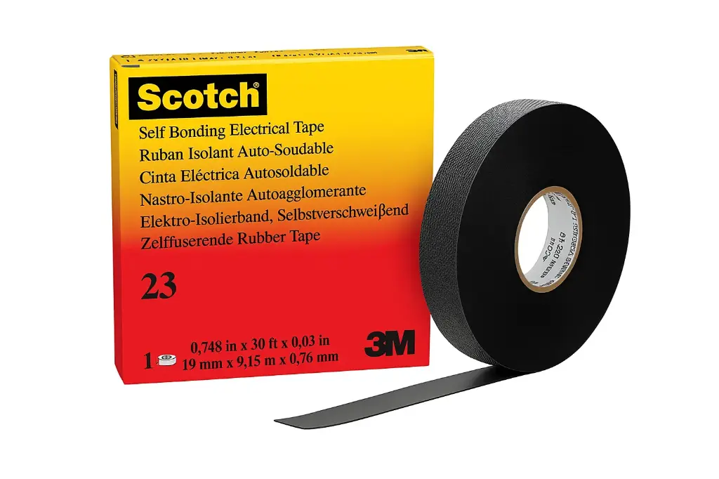[HT002007413] 3M Scotch Rubber Splicing Tape 23 - Black - 19mm x 9.15m