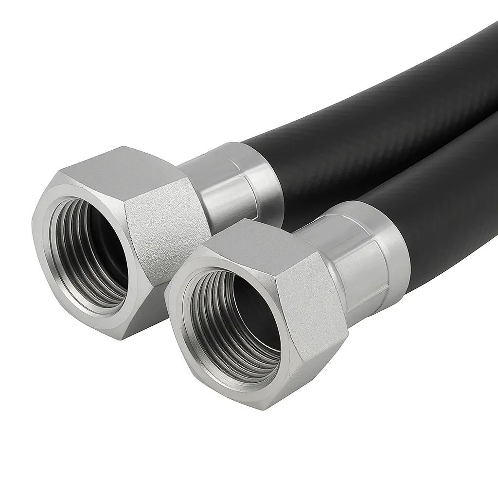 1/2" Bore Air Hose, 5m length, 1/2" BSP Female Connector both ends