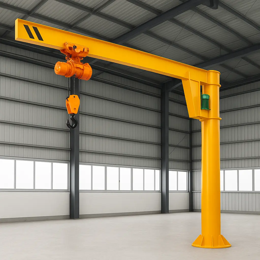 [BZD6T-4M] Floor Mount Slewing Jib Crane 6T x 4000mm