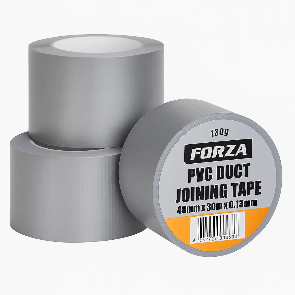 Forza PVC Duct Tape – 48mm x 30m, Silver Grey