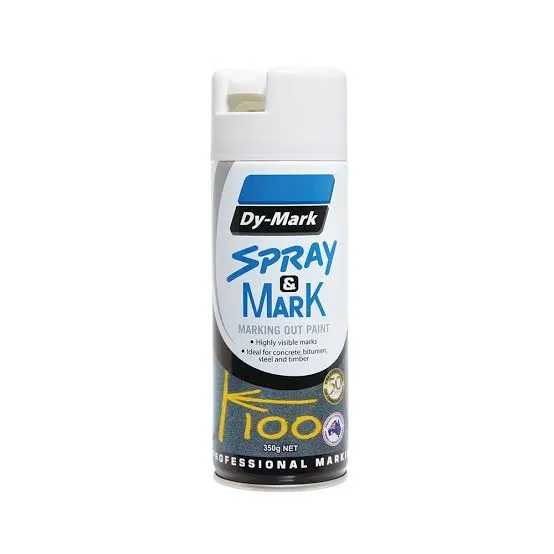 White Spray & Mark Paint – 350g can