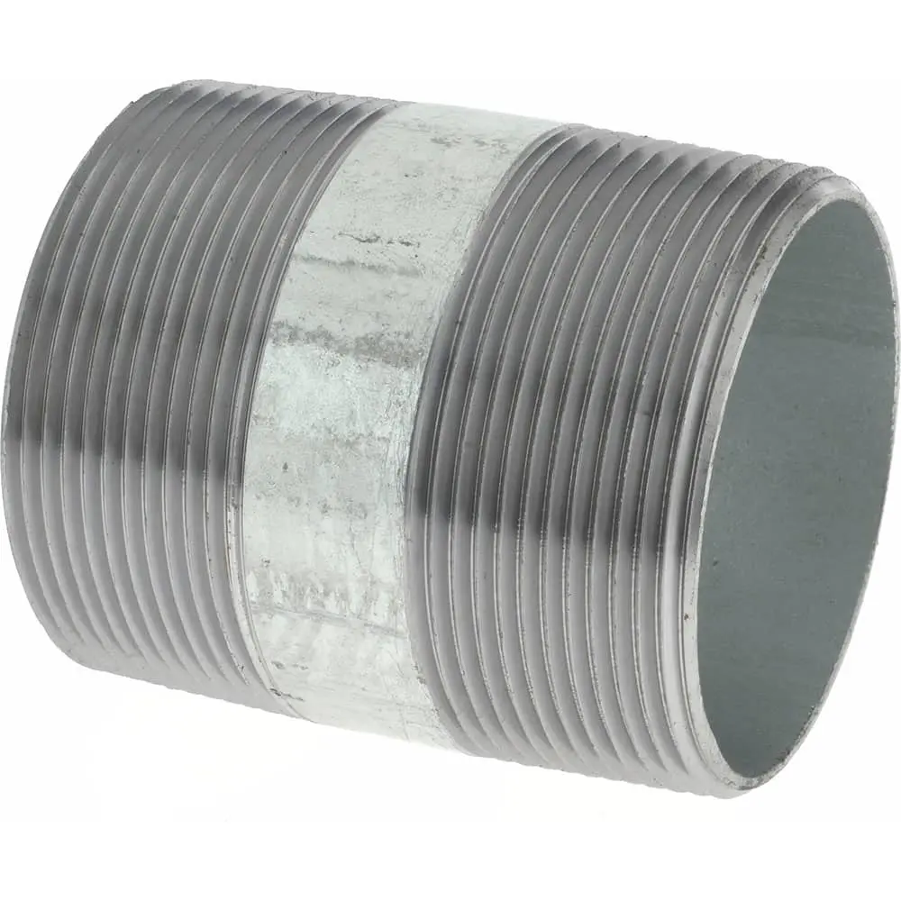 4" NPT x 150mm Pipe Nipple – Galvanised Steel
