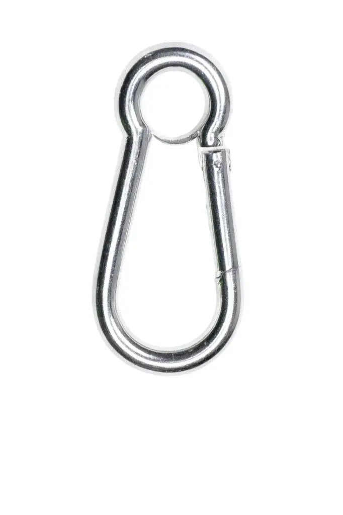 [722210] Stainless Steel Snap Hook with Eyelet – 10mm, DIN 5299, SS316 