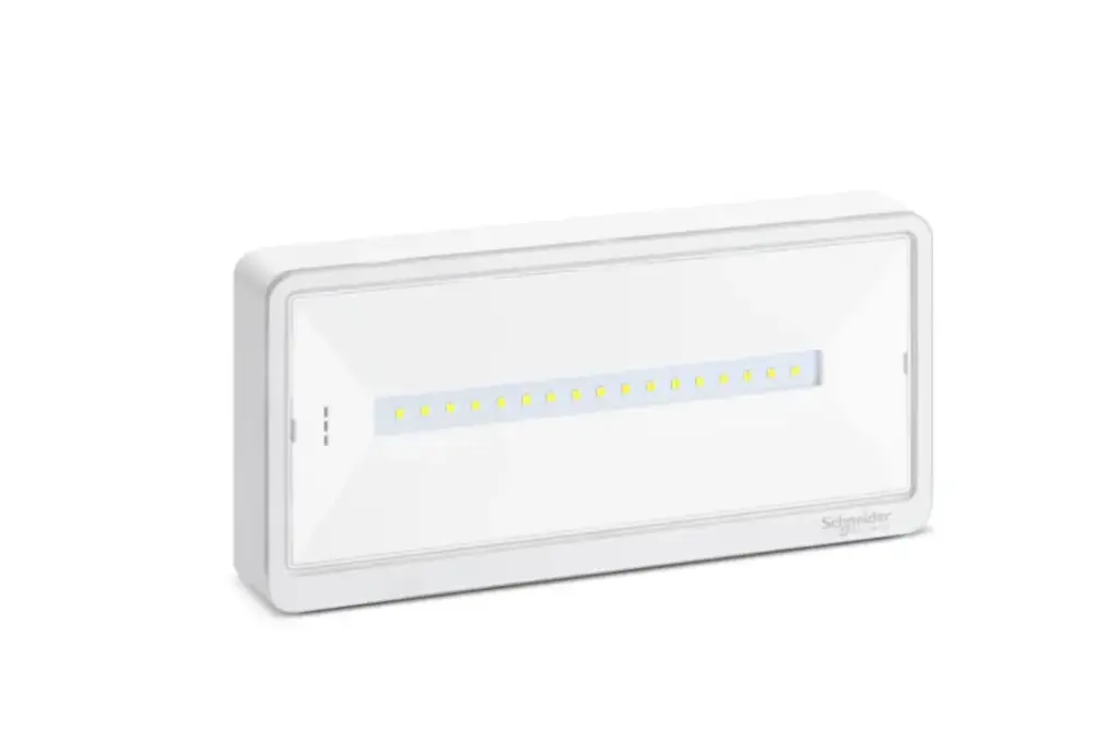 Schneider Electric LED Emergency Light – Wall Mount, 520mW, Maintained/Non-Maintained