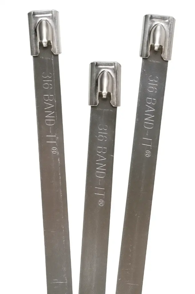 BAND-IT Ball-Lok Cable Ties 316 Stainless Steel - 100 per pack