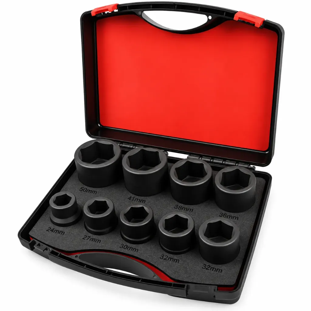 Impact Socket Wrenches - Set of 9