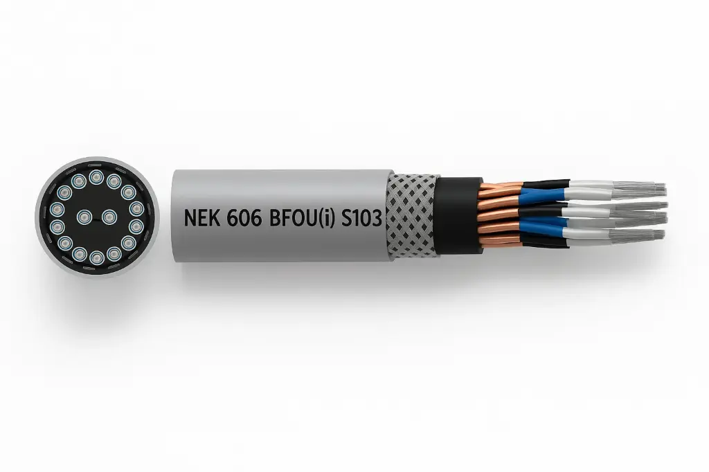 1 x 2 x 1.5mm2 NEK606 BFOU(i) 250V S103 Cable