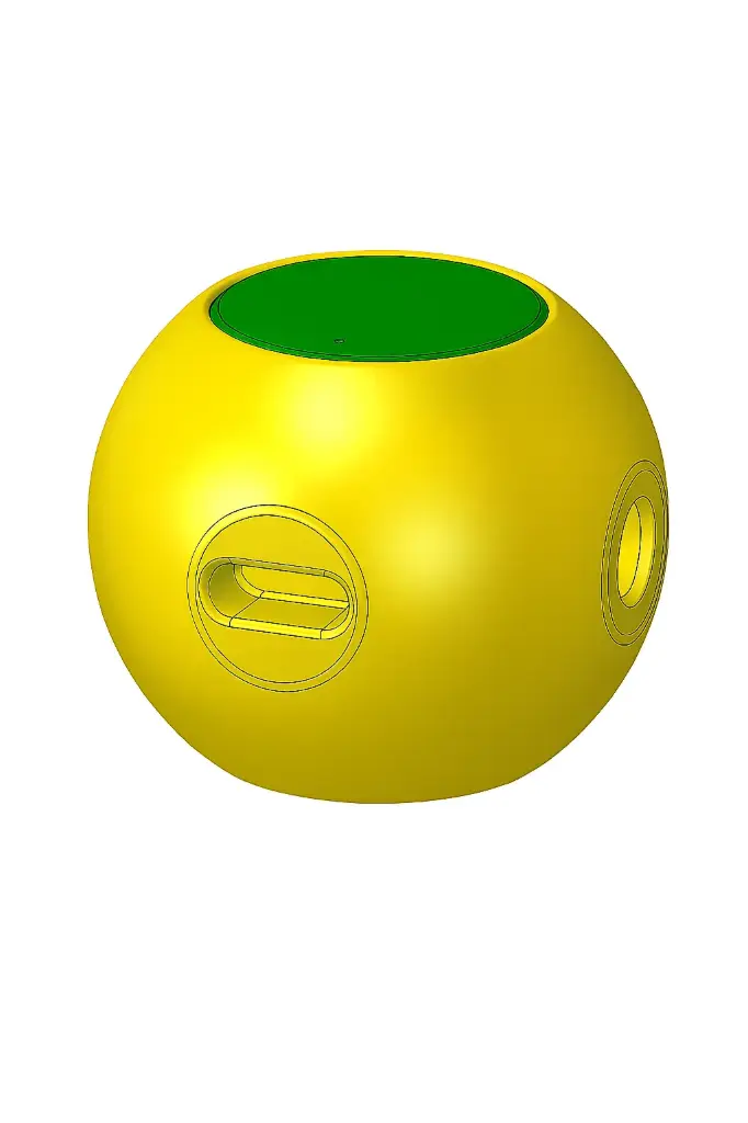 Subsea Buoy 44kg WD 2000m 