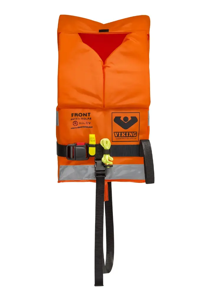 VIKING YouSafe Essence PV9530 SOLAS Rigid Foam Adult Lifejacket – Hi-Vis Yellow with Whistle