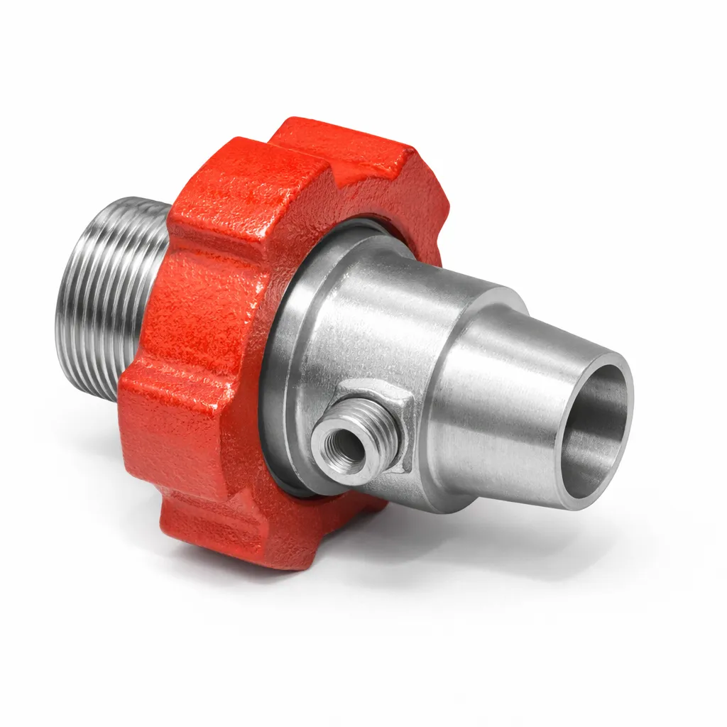Fig 206 Hammer Union, Male Sub C/W NPT Port, WECO C/W LUG NUT (2000 PSI WP) ASTM A105 NACE MR 0175 (Aftermarket)