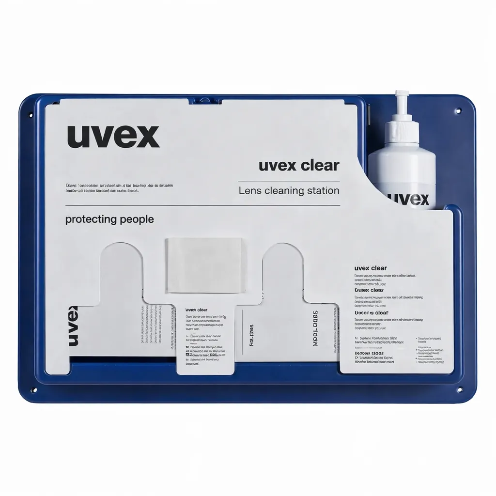 UVEX Clear lens cleaning station