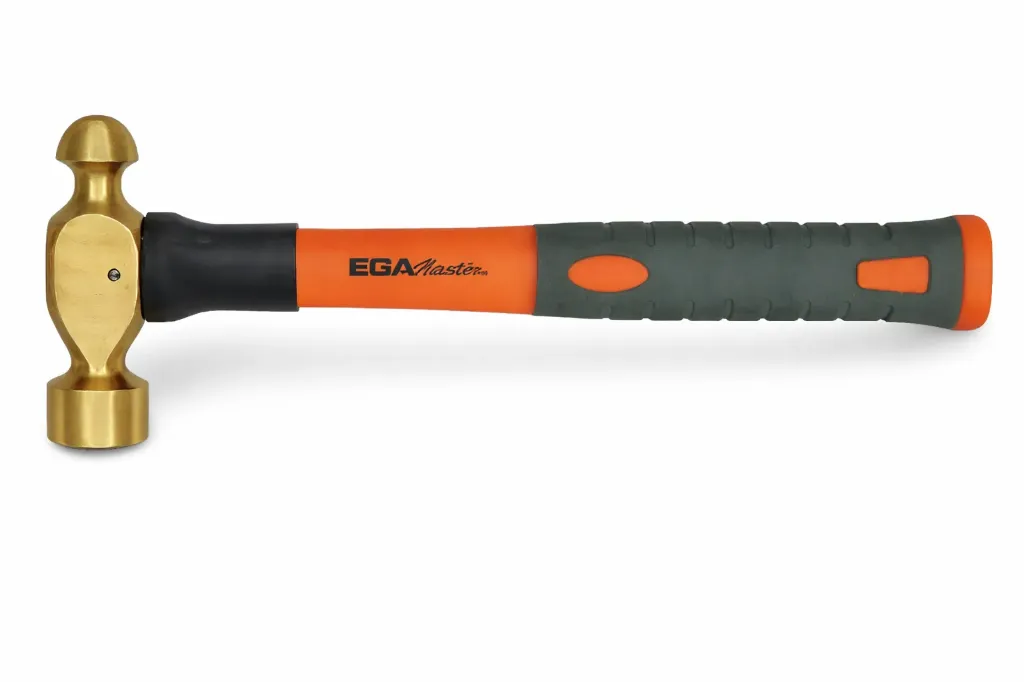 [70489] BALL PEIN HAMMER 500 GR FIBERGLASS HANDLE NON SPARKING Cu-Be