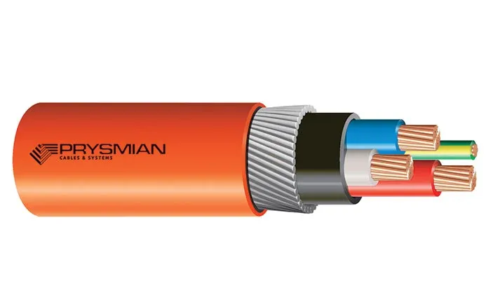Prysmian TXOI Copper XLPE Control Cable CWB Black 0.6/1kV 90°C