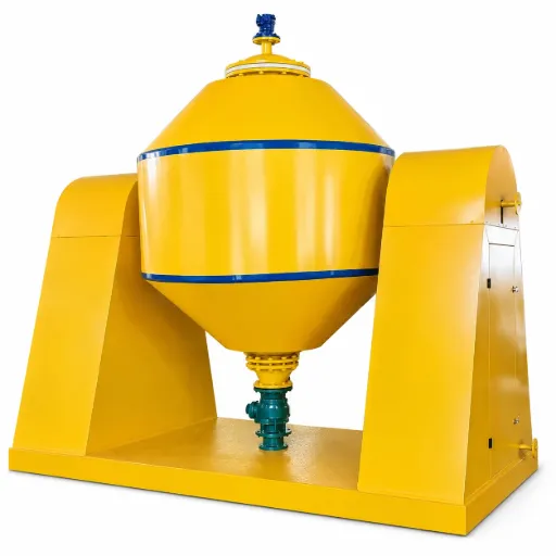 2000L PTFE-Lined Double Cone Acid Pickling Kettle for Silica Sand Processing