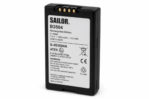 SAILOR B3504 ATEX Rechargeable Battery – S-403504A
