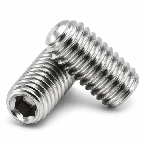 Stanley 00599 Cup Point Set Screw – 1/4"-20 x 3/8", Stainless Steel
