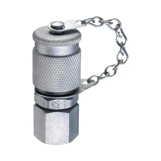STAUFF Test 20 Test Coupling – 16S Heavy Series, 24° Taper/O-Ring, Stainless Steel
