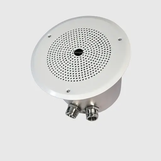 IMCOS 6801 Ceiling Loudspeaker 6W – Aluminium Dome 100V Line Speaker with 6 Tap Settings