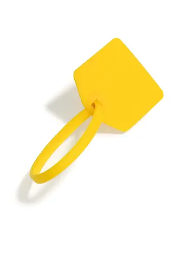 Waterproof Label Tags - Yellow, pack of 100