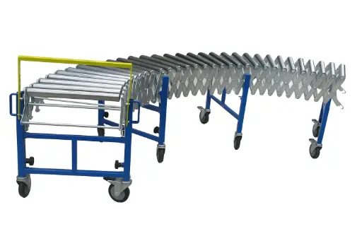 130kg Heavy Duty Steel Wheel Expandable Conveyor