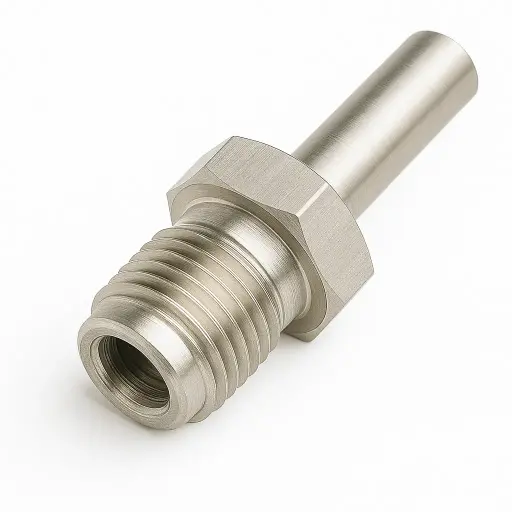 1/4" STANDPIPE - JIC 04 MALE SS 5000 psi