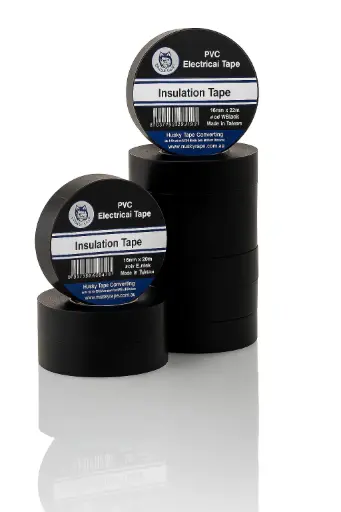 Black PVC Electrical Insulation Tape - 18 mm x 20 m