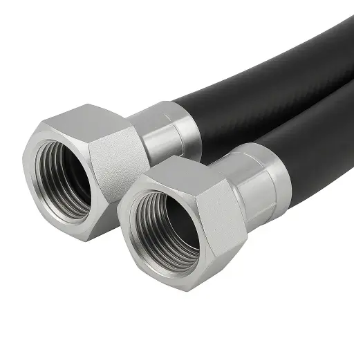 1/2" Bore Air Hose, 5m length, 1/2" BSP Female Connector both ends