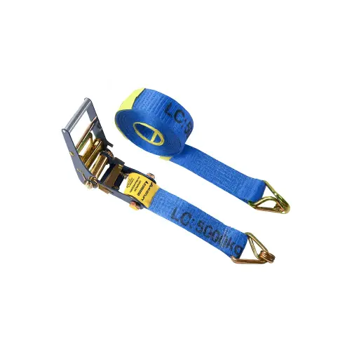 50mm x 13m Ratchet Strap with Hook/Keeper MBL 5T