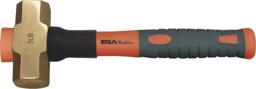 [35772] SLEDGE HAMMER 18 LB  FIBERGLASS HANDLE NON SPARKING Cu-Be