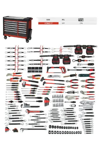 Antidrop O&G Upstream Derrick Set - 187 pcs