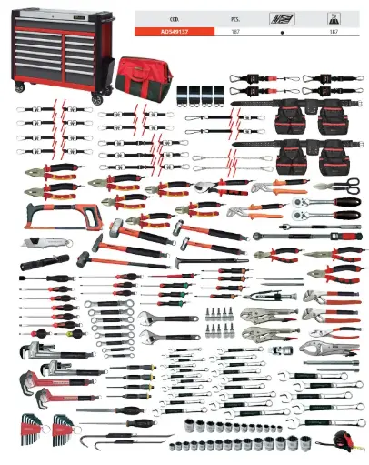 ANTIDROP O&G UPSTREAM MECHANICAL SET - 187 PCS
