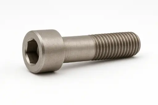 Socket Head Cap Screw - 32 x 1.25" | 1" Thread Length | Grade 2 Titanium