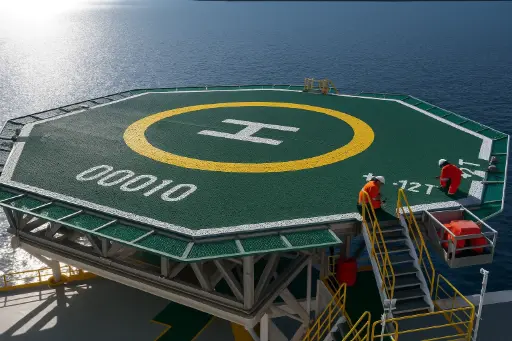 Helideck Maintenance Package – Complete Coating and Safety Reinstatement System