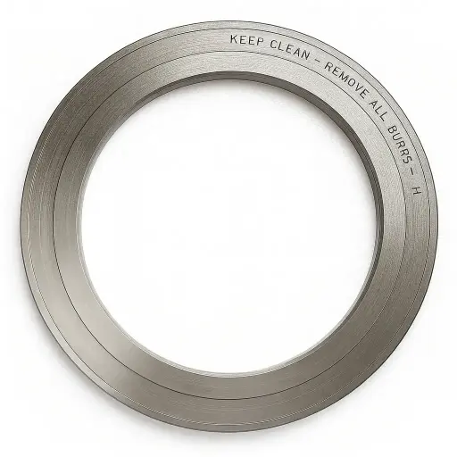 [76221301] 6" (DN150) Spiral Wound Gasket – Type CRIR, 316L/Graphite, 4.5mm, Class 150, ASME B16.20