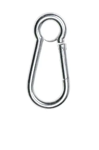 Stainless Steel Snap Hook with Eyelet – 10mm, DIN 5299, SS316
