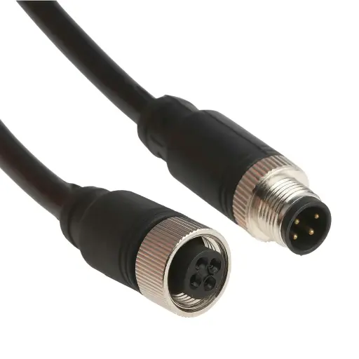 [CT M12/5 PUR5] M12 HR Connector with 5m Cable 