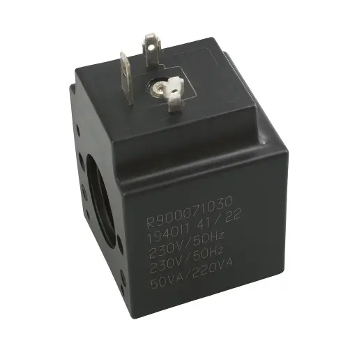 [WZ45-4-L/230V.50HZ] Bosch Rexroth Solenoid Coil - Slip-on, Size 6, 230V AC 50Hz (R900071030)